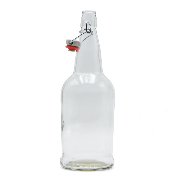 Glass Swing Top Beer Bottles 1 Litter 32 oz Flip Top Brewing