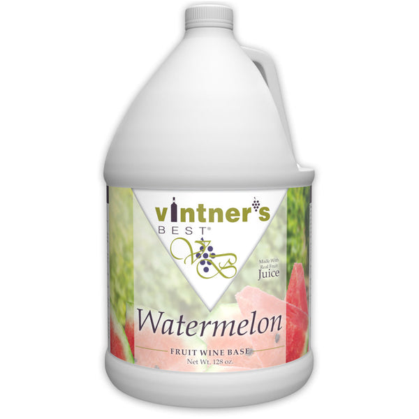 128-ounce jug of Vintner's Best Watermelon Fruit Wine Base