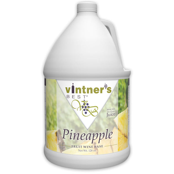 128-ounce jug of Vintner's Best Pineapple Fruit Wine Base