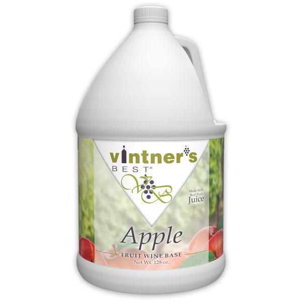 128-ounce jug of Vintner's Best Apple Fruit Wine Base