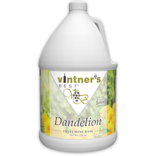 128-ounce jug of Vintner's Best Dandelion Wine Base