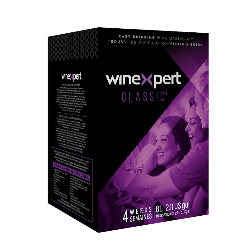 Box of Winexpert Classic Zinfandel Syrah Wine Kit