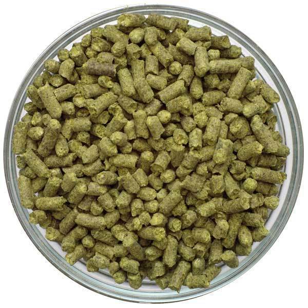 Nectaron Hop Pellets in a bowl