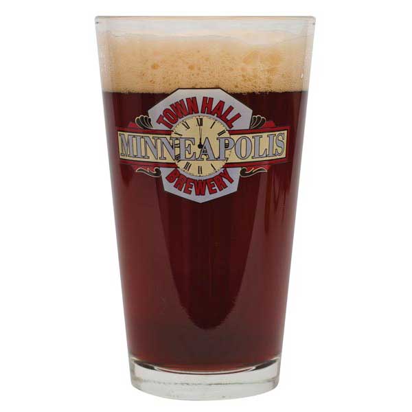 town hall hope and king scotch ale in a drinking glass