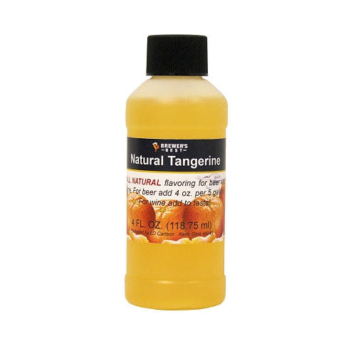 Natural Tangerine Flavoring Extract - 4 oz.