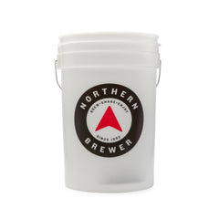 MoreBeer!® 6 Gallon Bucket | Food Grade Plastic Fermenter | Volume Markers