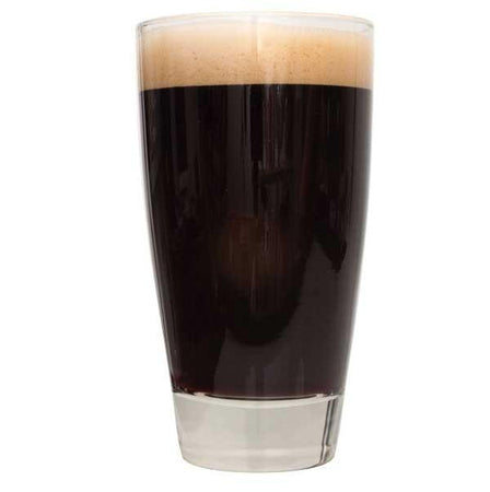 Sweet Stout homebrew in a drinking glass